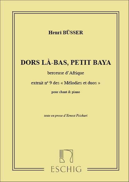 Dors La-Bas..Cht-Piano (Psichari